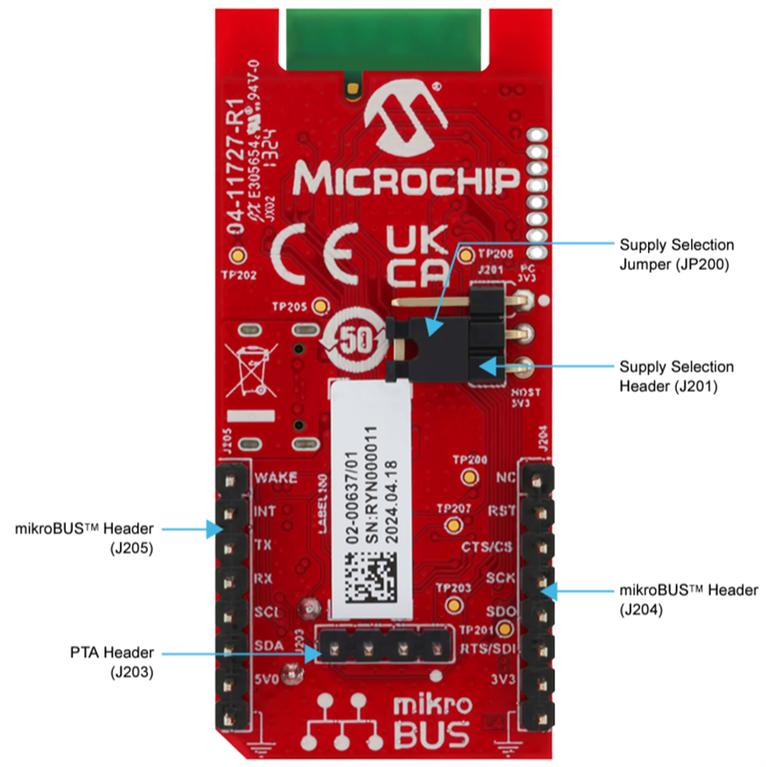 机械图纸 - Microchip Technology WINCS02附加板